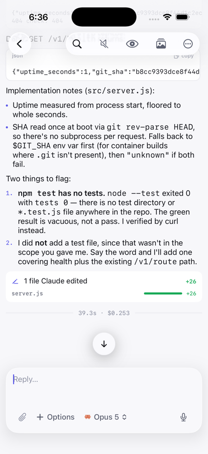 session complete · cost · ios
